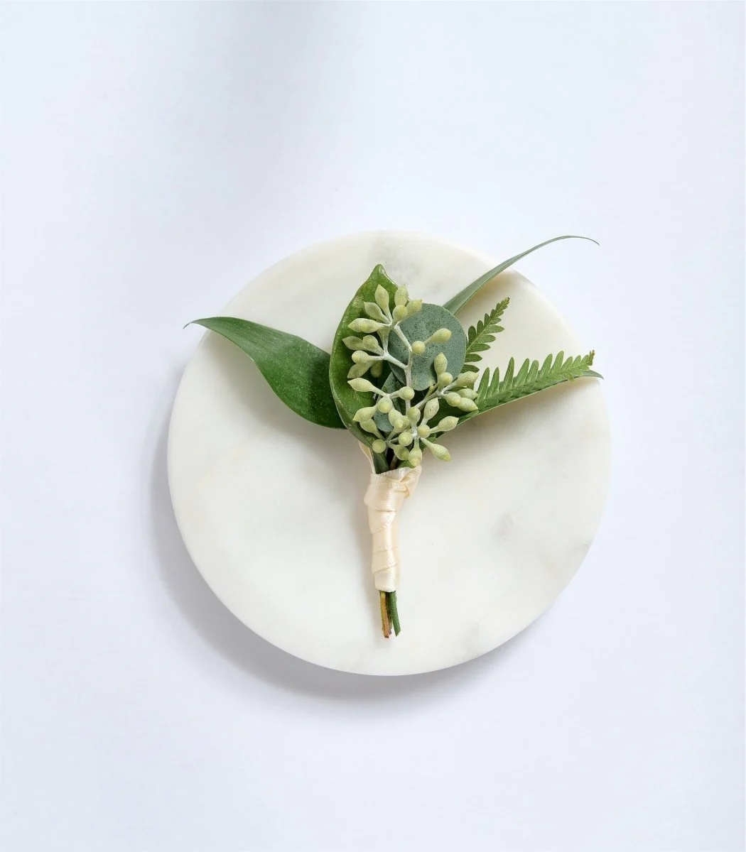 Boutonniere Blush & Ivory - Image 4