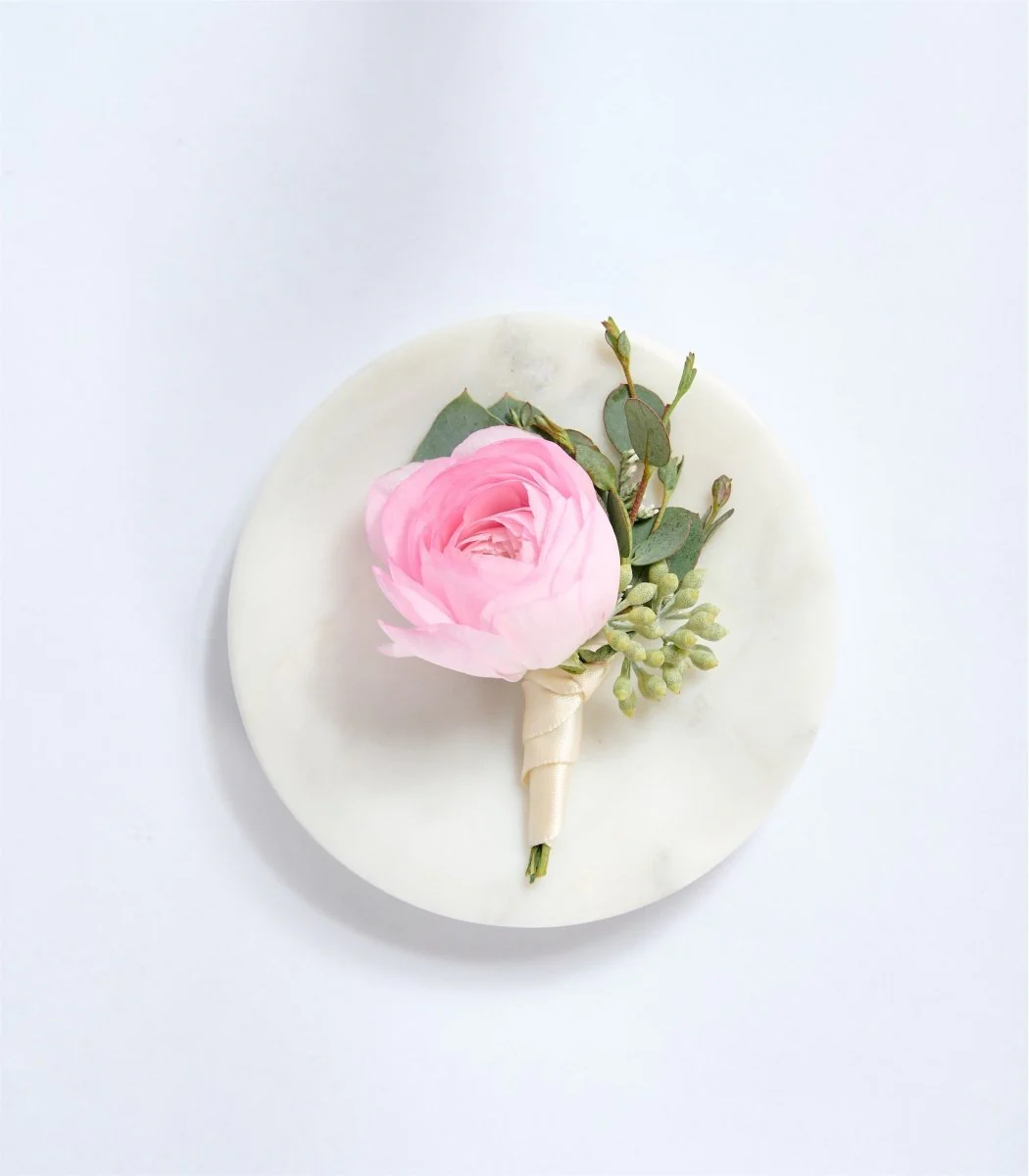 Boutonniere Blush & Ivory - Image 6