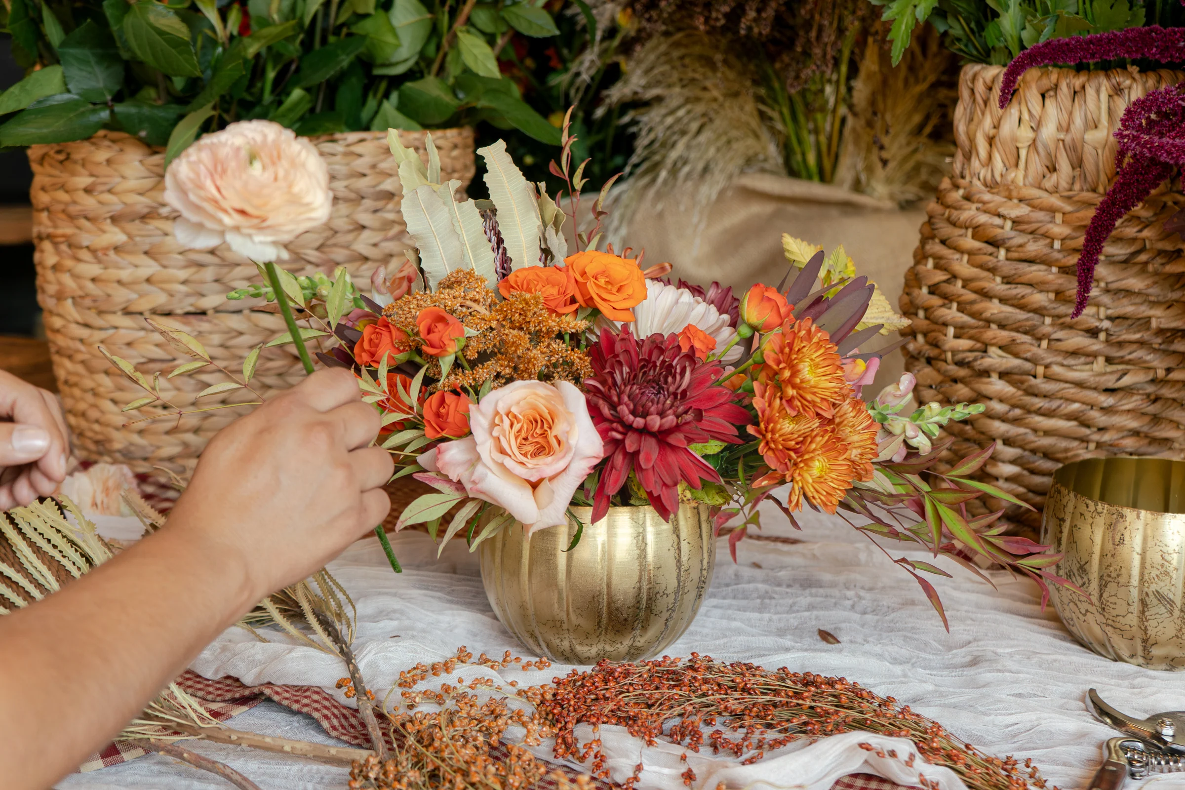 Chicago Thanksgiving Centerpiece Workshop - Image 3